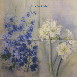 Rittersporn und Amaryllis