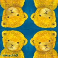 Teddybr blau