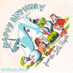 Clown 4-152 einlagig Motiv 1x