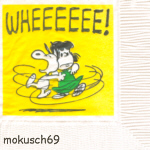 Snoopy 4-22 17x17 Motiv 1x