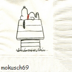 Snoopy 4-75 17x17 Motiv 1x