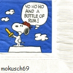 Snoopy 4-78 17x17 Motiv 1x